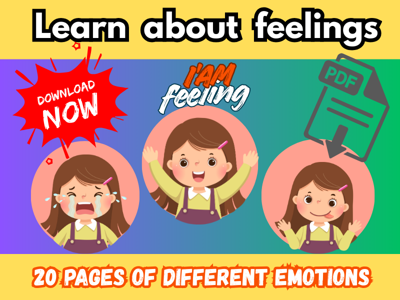 Feelings & Emotions Workbook: 20 Pages
