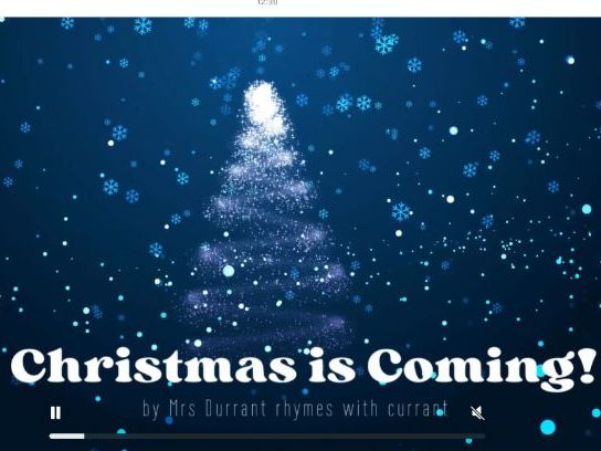 Christmas is Coming piano score