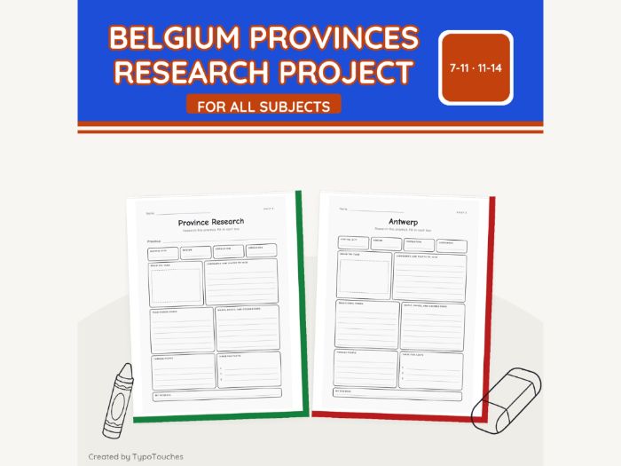 Drafting Project Sample Pdf Belgium Provinces Research Project | 15 pp | Teaching Resources