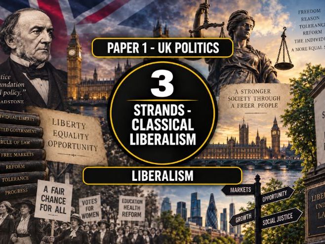 3 Core Ideologies - Liberalism - Strands - Classical liberalism