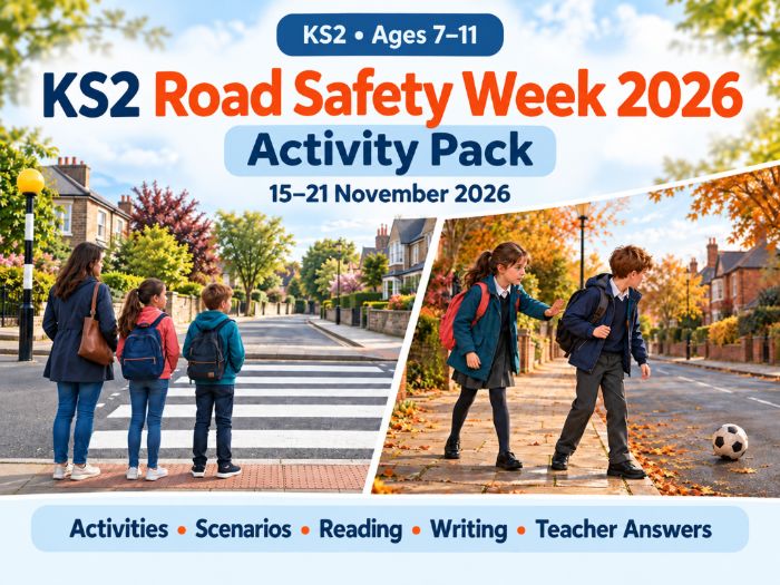 KS2 Road Safety Week 2026 Activity Pack