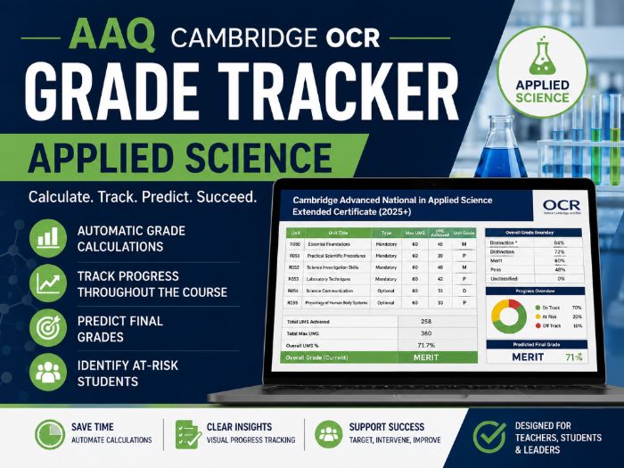 AAQ OCR Applied Science Grade Tracker