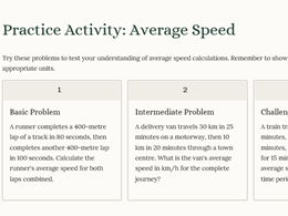 iGCSE Physics - 1.2 Motion CORE