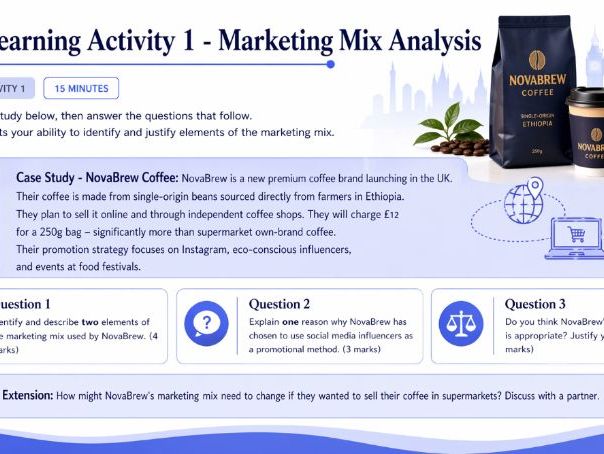 Cambridge iGCSE Business - 3.4 Marketing Strategy