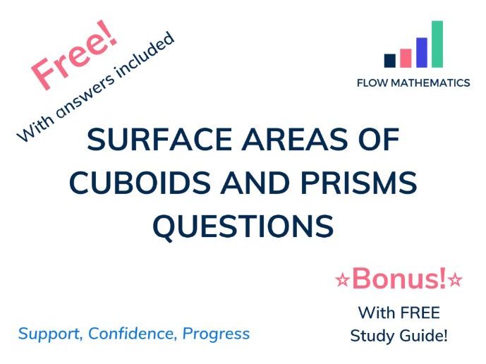 Surface areas of cuboids and prisms | Teaching Resources