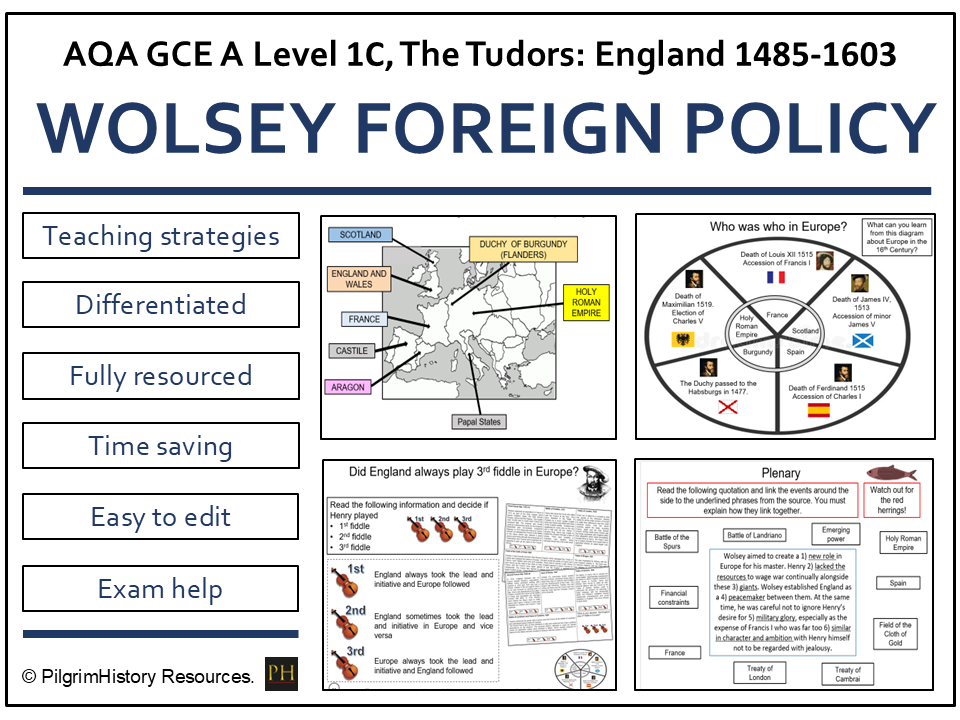 Foreign Policy Under Wolsey: Ambition, Strategy and European Power | AQA A Level History