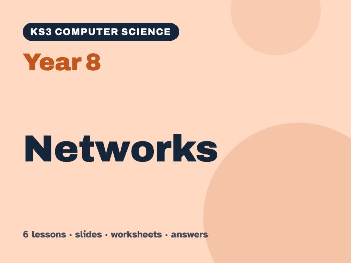 KS3 Computer Science Year 8: Networks – 6 lessons