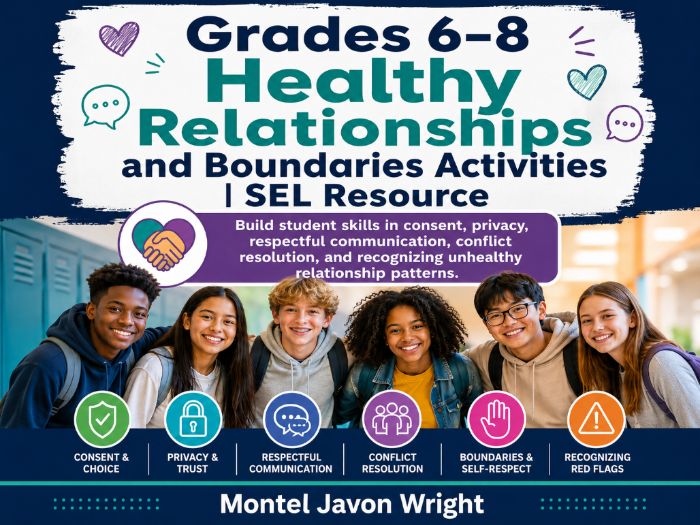 Healthy Relationships and Boundaries Activities Grades 6–8 | Consent & Communication