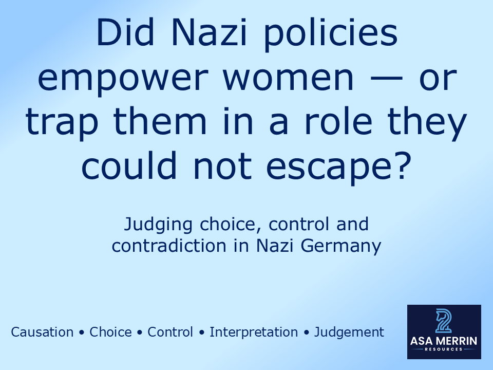 Did Nazi Policies Empower Women? GCSE History Lesson