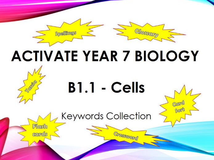 Activate Year 7 Biology - B1.1 - Cells - Keyword Collection