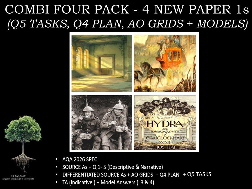 COMBI FOUR PACK |  4  PAPER 1s |   2026  FULL MOCKS  | Q5 TASKS |  AO GRID | Q4 PLAN |  MODELS