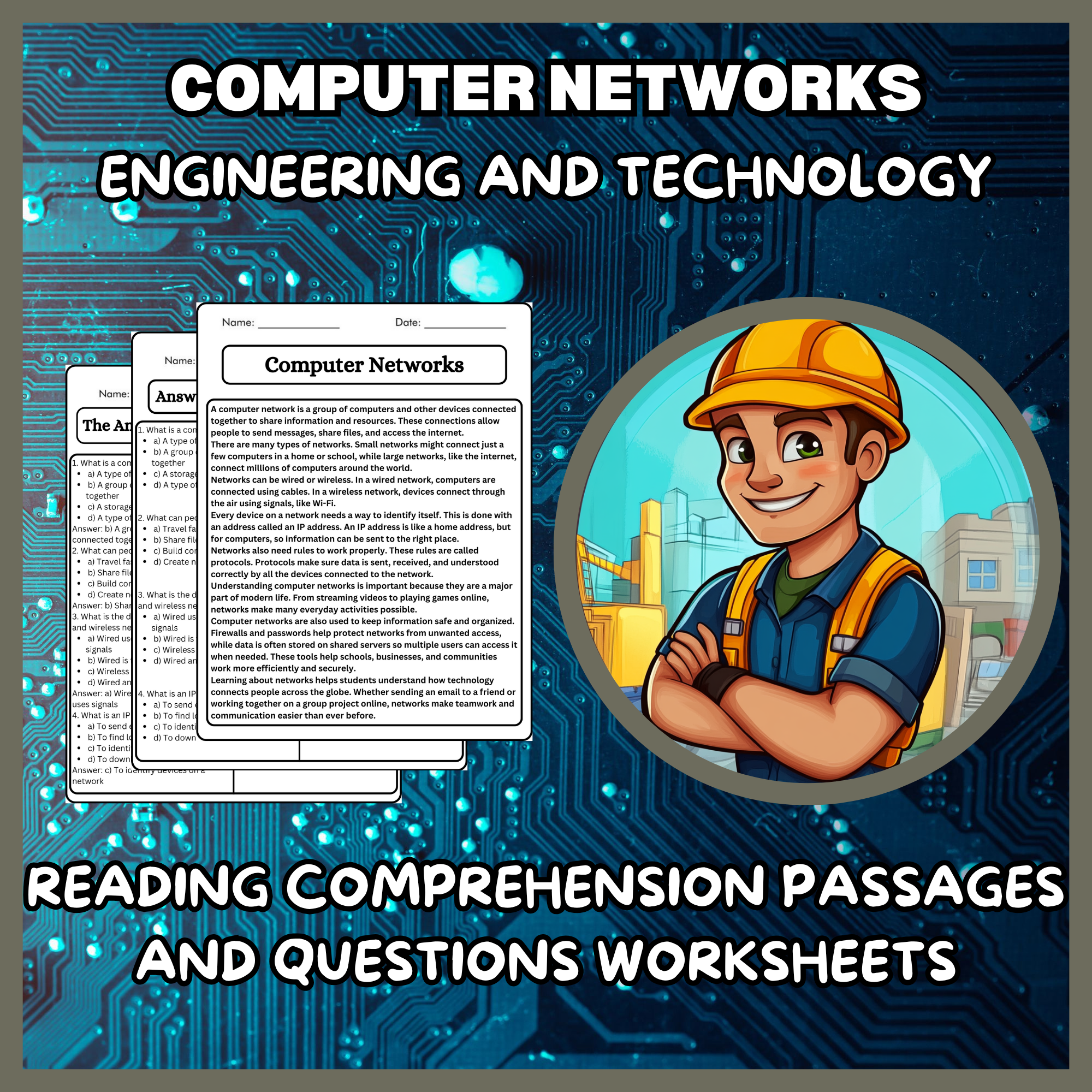 Computer Networks - Engineering and Technology Reading Comprehension ...
