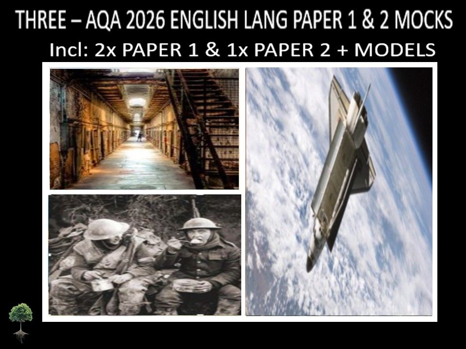THREE - AQA PAPER 1 & 2 | 2026 FULL MOCKS | MODELS
