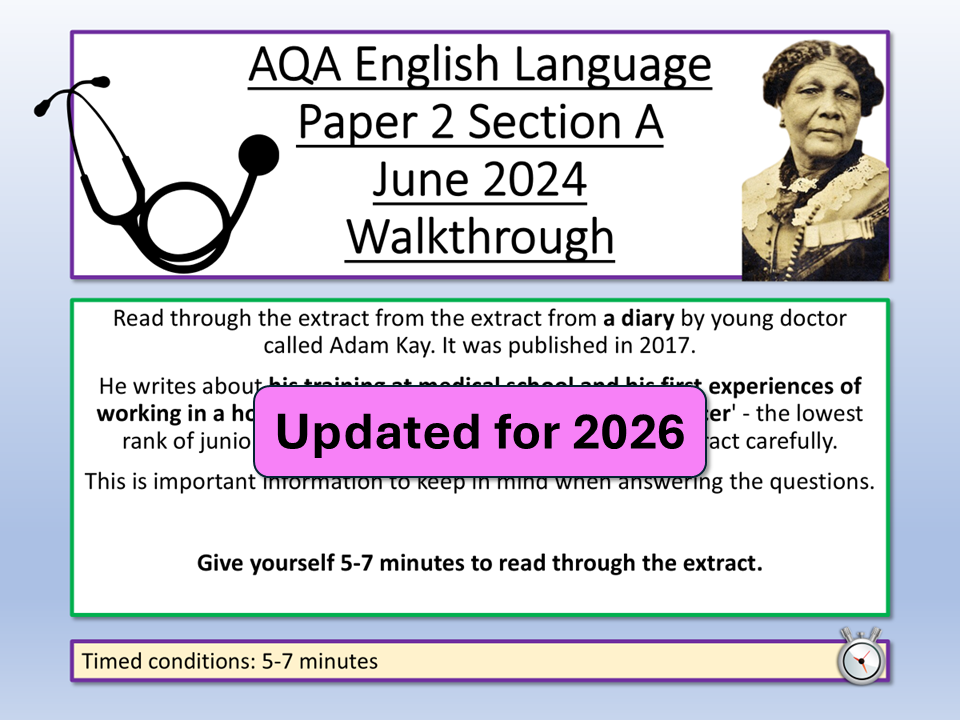 AQA English Language Paper 2 2024