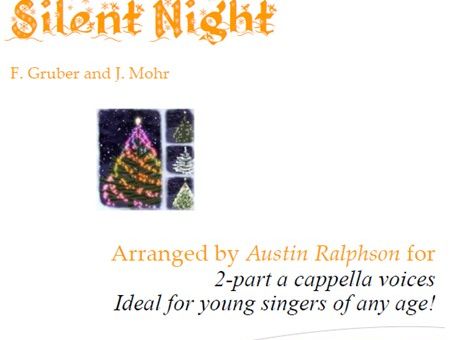 Silent Night - a cappella easy 2-part voices, for junior choir