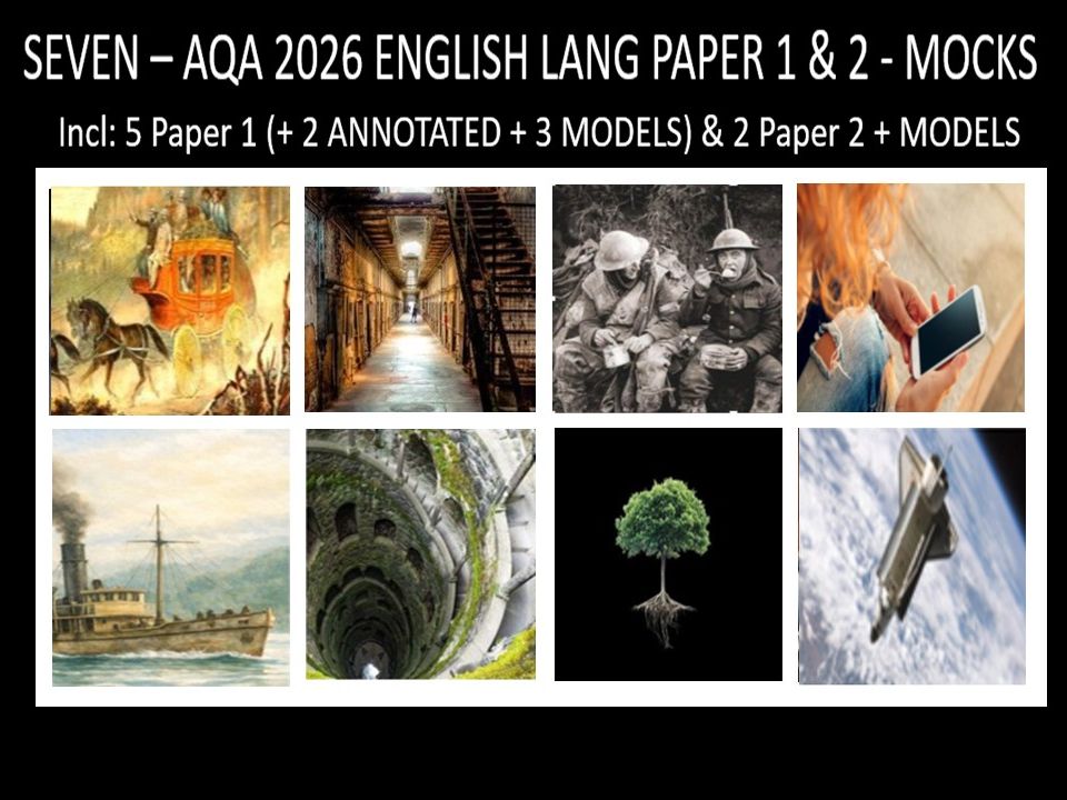 SEVEN - AQA PAPER 1 & 2 | 2026 FULL MOCKS | ANNOTATED | MODELS
