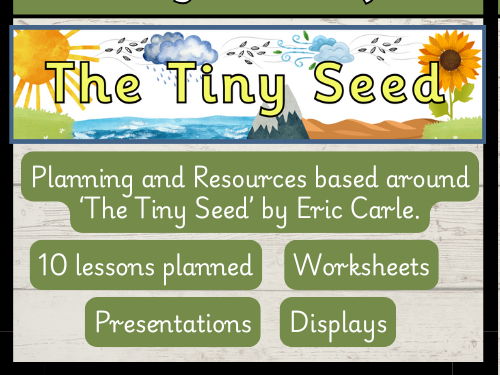 'The Tiny Seed' Year 1 English Planning and Resources