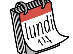 Les mois de l'année et les jours de la semaine