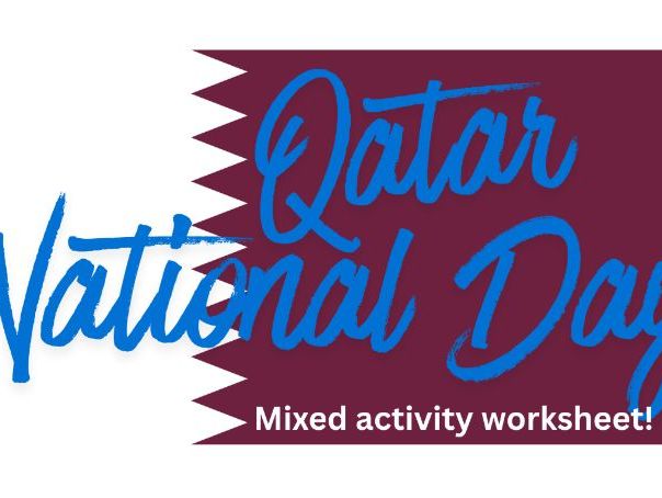 Qatar National Day work sheet