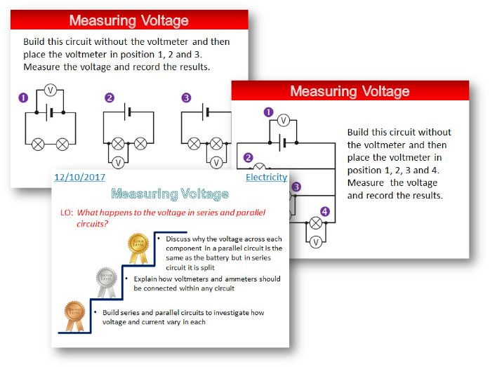 Electricity - Measuring voltage