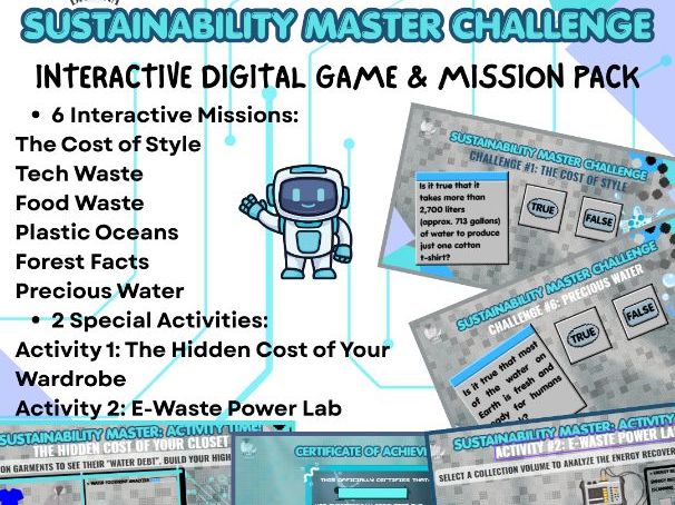 Sustainability Activities Secondary | Earth Day STEM Project