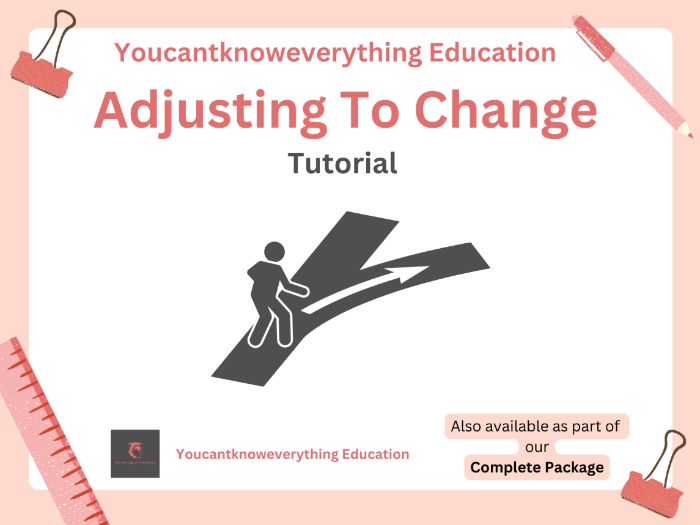 Adjusting to change form time tutorial
