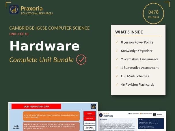 IGCSE CS (0478) Unit 3- Hardware Pack