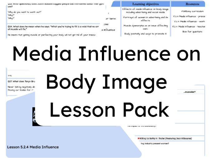 5.2.4 Media Influence on Body Image Lesson Pack
