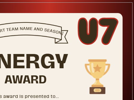 Editable Sports/PE Participation Certificates Template