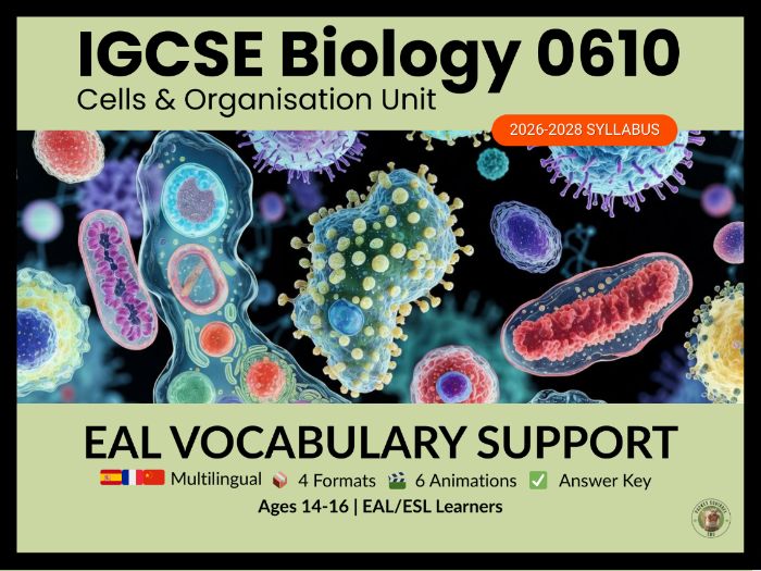 IGCSE Biology 0610: Cells EAL Vocabulary