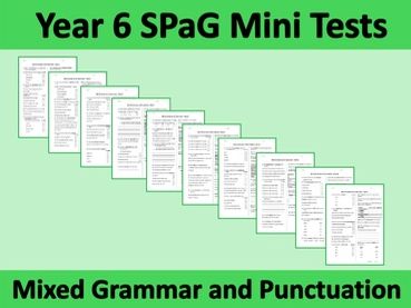 Year 6 SATs SPaG 10 Quick Revision Tests