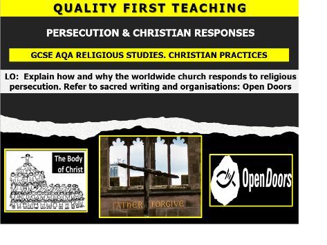 PERSECUTION & CHRISTIAN RESPONSES