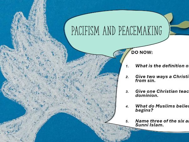 Religion, Peace and Conflict AQA GCSE Religious Studies (Full Unit of Work)