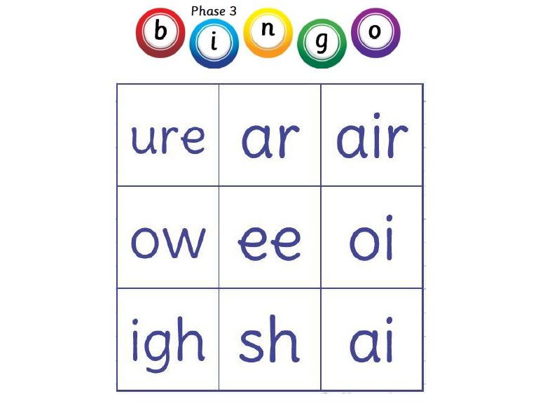 Phase 3 Bingo