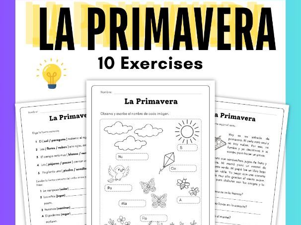 Cuenticos de Primavera | Spring Reading Passages in Spanish | La Primavera
