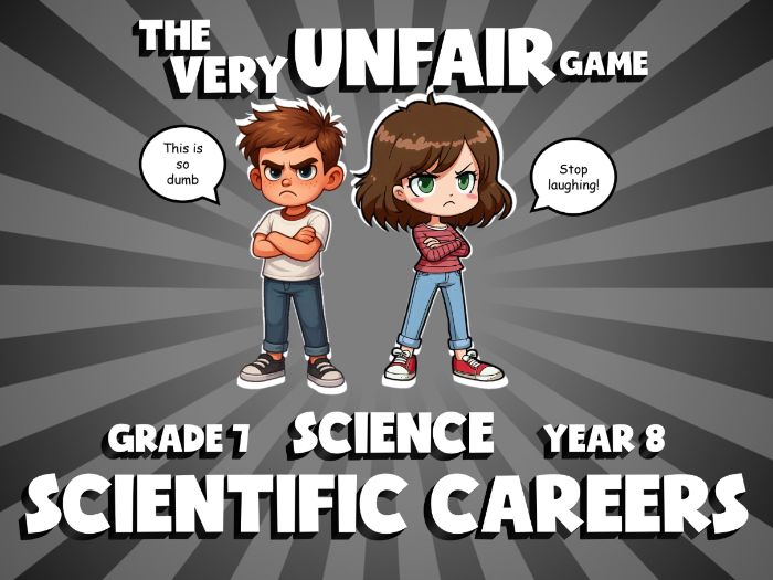 Scientific Careers VERY UNFAIR GAME | No-Prep Year 8 Science Review Activity
