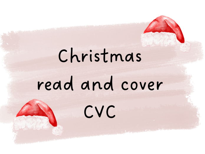 Christmas Read and Cover CVC