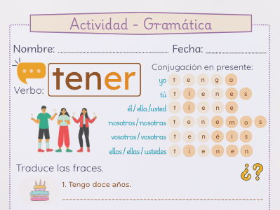 FREE - TENER Presente - Year 7