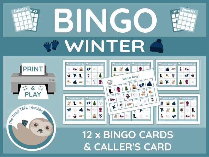 ESL Winter Bingo