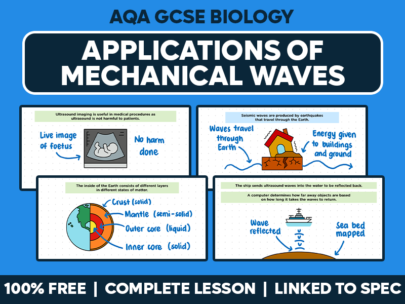 GCSE AQA Physics Complete Lesson - Applications of Mechanical Waves