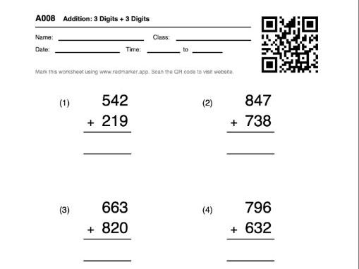 Free printable maths worksheets (ages 4–10) - Bundle #2