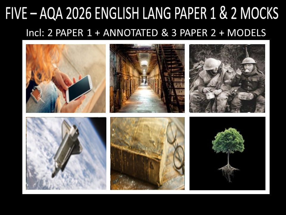 FIVE - AQA PAPER 1 & 2 | 2026 FULL MOCKS | ANNOTATED | MODELS