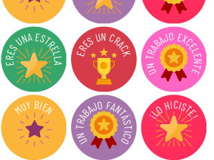 Pegatinas Stickers for Spanish Teachers PDF