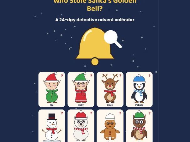 Advent Mystery Detective Calendar for Kids