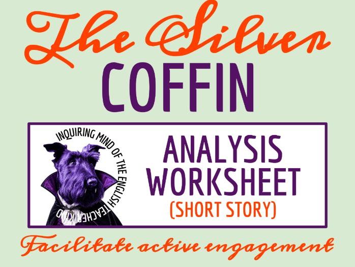 "The Silver Coffin" by Robert Barbour Johnson | Literary Analysis Worksheet | Lovecraftian Story