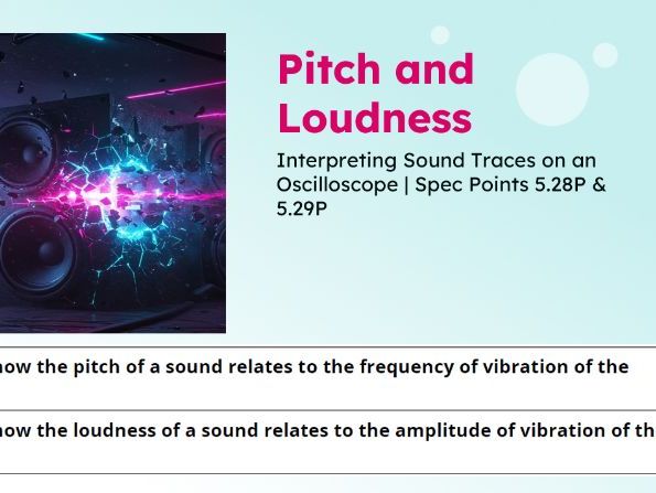 IGCSE Physics: Pitch & Loudness | Edexcel Modular | Unit 5 | L12