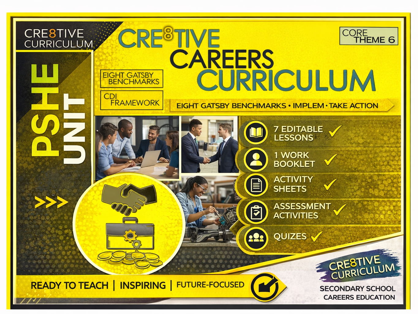 Cre8tive Careers Year 8 Unit - CDI Gatsby Benchmarks