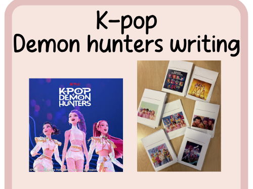 K-pop Demon hunters- writing mini books