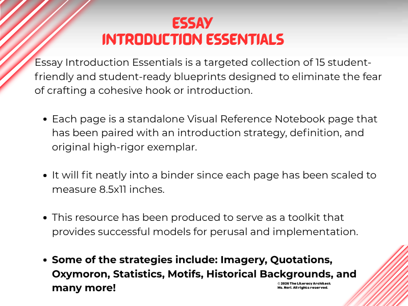 Essay Introduction Hooks: 15 Student Reference Samples & Handouts