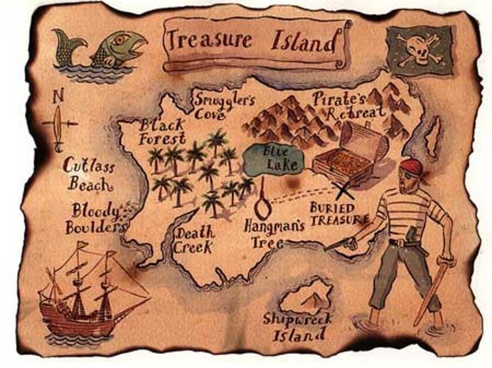 Treasure Island Theme Lesson To Expand Vocabulary and Encourage